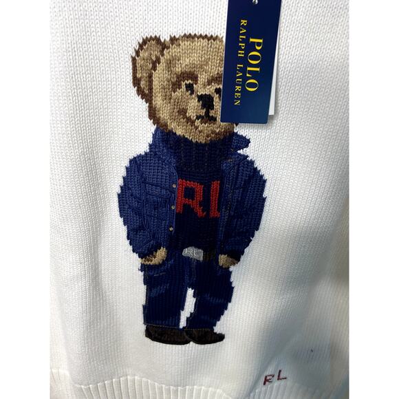 Polo Ralph Lauren Bear Sweater size S small - Picture 2 of 4